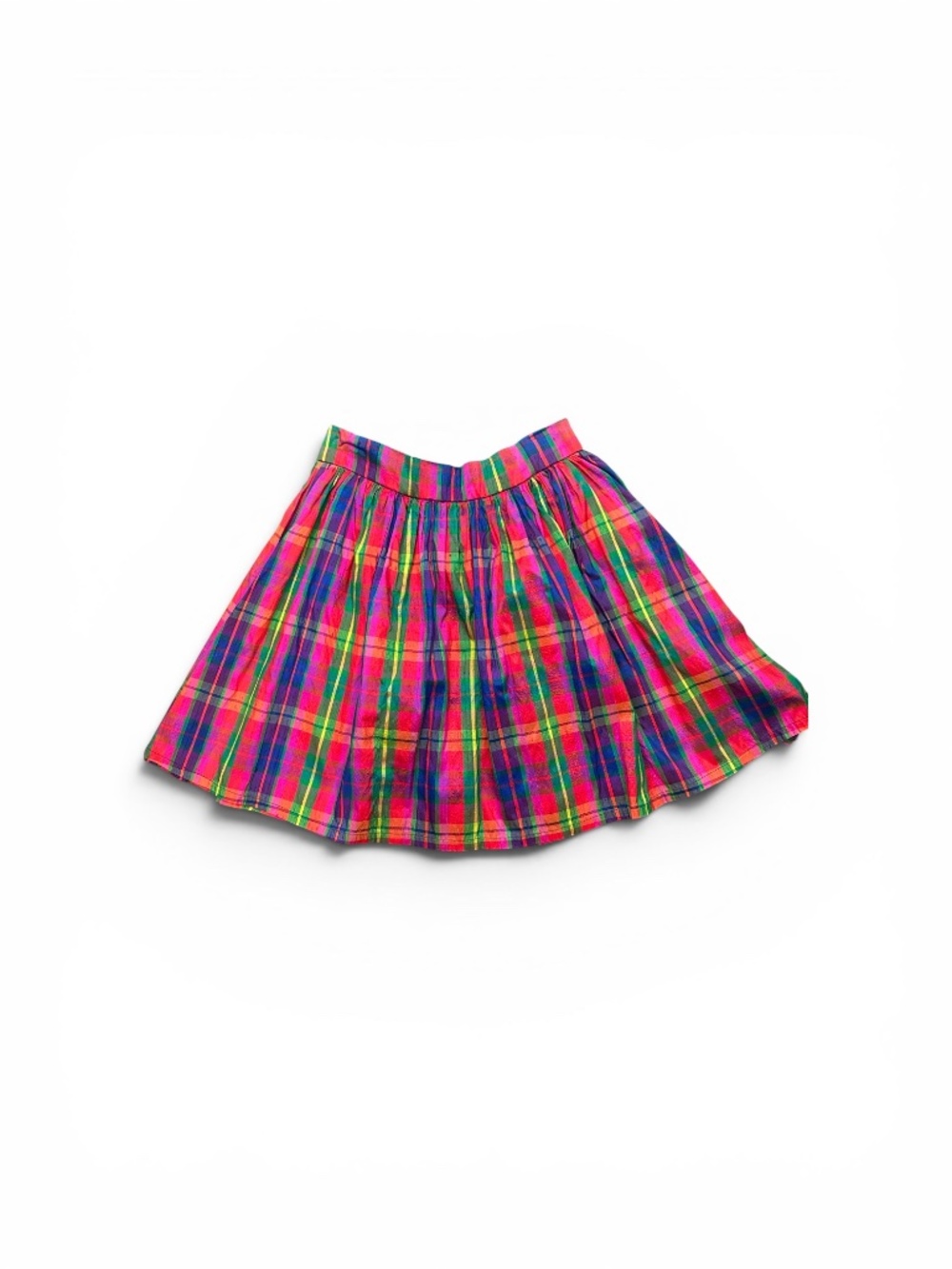 Vintage Multi-Colored Plaid Skirt